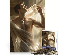 Rompecabezas Renaissance Adonis de luz y Sombra de 1000 Piezas para Adultos Que fortalecen la Memoria, diversión en Grupo, Bordes limpios, Regalo Elegante (38x26cm)
