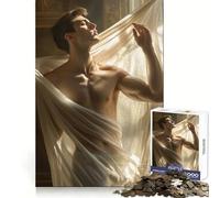 Rompecabezas Renaissance Adonis︰ Luz y Sombra de 1000 Piezas para Adolescentes Juguete Mental para aliviar el estrés Corte Premium (50x75cm)