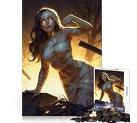 Rompecabezas Resurrección de la Momia Niña para Adolescentes, 1000 Piezas, Juguete para desarrollar la Mente, diseño de Entretenimiento Suave, Regalo Premium (38x52cm)