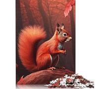 Rompecabezas Retrato de una Ardilla, 100% cartón Reciclado, Ideal para Adultos y niños, 1000 Piezas (75 x 50 cm)