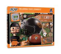 Rompecabezas retro de la serie NCAA Oklahoma St Cowboys de YouTheFan: 500 piezas