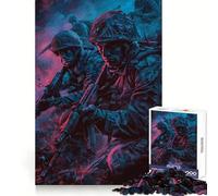 Rompecabezas Retro The Soldier Squad de 1000 Piezas para Adultos Juguete para desarrollar la Habilidad y la Calma Corte preciso Regalo conmovedor 50x75cm