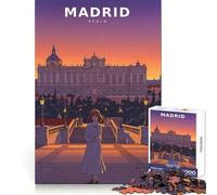 Rompecabezas Retro Twilight at The Palace Gates de 1000 Piezas para Adultos y Adolescentes Recuerda armar despacio, Disfruta del Corte Exacto Arte Coleccionable (50x75cm)