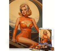Rompecabezas retrofuturista Valkyrie de 1000 Piezas para Adolescentes Mejora la Memoria Ideal para Relajarse Bordes precisos Regalo Elegante (38x52cm)