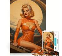 Rompecabezas retrofuturista Valkyrie de 1000 Piezas para Adultos Ideal para ejercitar la Memoria y Disfrutar del Tiempo Libre Diseño de colección (50x75cm)