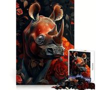Rompecabezas Rhino My Funny Friend de 1000 Piezas para Adolescentes Refuerza la Memoria Divertido y Tranquilo Borde de Calidad Regalo Ideal (38x26cm)