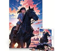 Rompecabezas Rider of The Twilight Sky para Adolescentes, 1000 Piezas, Juego Mental, Juguete Relajante, Corte preciso, (38x52cm)