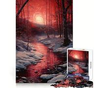 Rompecabezas Río de Sangre para Adultos, 1000 Piezas, para Practicar el razonamiento, Actividad de Ocio, Bordes de Primera Calidad, Regalo navideño (38x26cm)