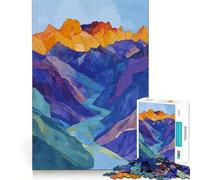Rompecabezas Río Entre montañas de 1000 Piezas para Adultos Ayuda a Mejorar la Memoria y Alivia la ansiedad Diseño artístico para armar Regalo Ideal (38x52cm)