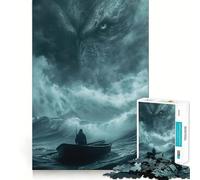 Rompecabezas Rise of The Kraken para Adultos, 1000 Piezas, Mejora la Memoria, relaja la Mente, Pieza de colección de Arte de Bordes Afilados (38x52cm)