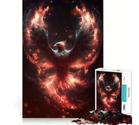 Rompecabezas Rising Phoenix de 1000 Piezas para Adolescentes, Juguete Mental para aliviar el estrés, Corte Premium, (38x52cm)
