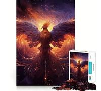 Rompecabezas Rising Phoenix de 1000 Piezas para Adolescentes Mejora la Memoria Ideal para Relajarse Bordes precisos Regalo Elegante (38x26cm)