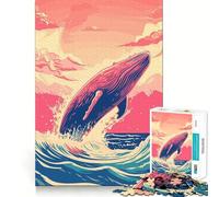 Rompecabezas Risograph de Animales para Adolescentes, 1000 Piezas, Juguete para desarrollar la Mente, diseño de Ocio Suave, Regalo Premium (38x52cm)