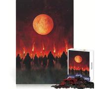 Rompecabezas Ritual de la Luna de Sangre para Adolescentes, 1000 Piezas, Desarrollo de Habilidades de Pensamiento, Entretenimiento Informal, Bordes Limpios, Regalo Navideño (38X52CM)