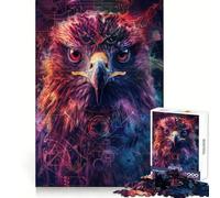 Rompecabezas Ritual del Águila Ancestral de 1000 Piezas Desarrolla la lógica, fomenta la atención Plena y el Ocio Requiere una unión precisa Regalo Original (38x26cm)
