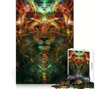 Rompecabezas Ritual del León Ancestral de 1000 Piezas para Adolescentes Un Desafío Mental, Relajante y Divertido (50x75cm)