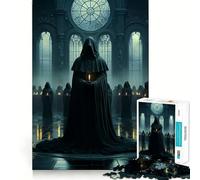 Rompecabezas Ritual Secreto Místico Oscuro de 1000 Piezas para Adolescentes Juguete Intelectual para Fortalecer Lazos afectivos Corte de Calidad Regalo Memorable (38x26cm)
