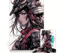 Rompecabezas Ronin Samurai Girl para Adolescentes, 1000 Piezas, Juguete para desarrollar la Mente, diseño de Entretenimiento Suave, Regalo Premium (50x75cm)