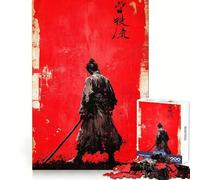 Rompecabezas Ronin Silhouette de 1000 Piezas para Adolescentes, Juguete de lógica Fuerte para Disfrutar en Familia, Bordes Transparentes, cálida Sorpresa (50x75cm)