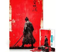 Rompecabezas Ronin Silhouette de 1000 Piezas para Adolescentes, Juguete de lógica Fuerte para Disfrutar en Familia, Bordes Transparentes, cálida Sorpresa (50x75cm)