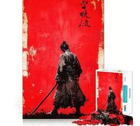 Rompecabezas Ronin Silhouette de 1000 Piezas para Adultos: Ayuda a Mejorar la Memoria, Alivia la ansiedad y es un Regalo artístico para armar (38x52cm)
