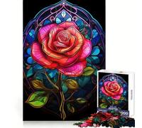 Rompecabezas Rose A Symphony in Color de 1000 Piezas para Adolescentes, Juguete de lógica y Tren, diversión y Ocio, Corte Suave, (50x75cm)