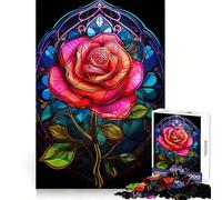 Rompecabezas Rose A Symphony in Color de 1000 Piezas para Adultos Ayuda a desarrollar la Memoria Diseño de Entretenimiento Suave Colección de Arte para armar Pieza (38x52cm)