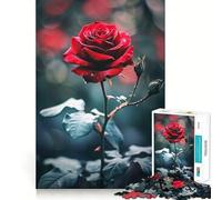 Rompecabezas Rose de 1000 Piezas para Adolescentes Juguete Interactivo para Aprender a armar Divertido Diseño artístico de Corte preciso Coleccionable (38x26cm)