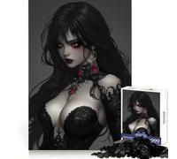 Rompecabezas Ruby Eyes of The Abyss para Adultos, 1000 Piezas, Juego Mental, Juguete para aliviar la ansiedad, Arte de Corte preciso, Coleccionable (38x52cm)