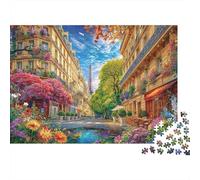 Rompecabezas Rue De Rivoli 1000 Piezas para Adultos Y Familias - Puzzle DIY, Desafío Satisfactorio 38x26cm/1000pcs