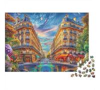 Rompecabezas Rue De Rivoli 1000 Piezas para Adultos Y Familias - Puzzle DIY, Desafío Satisfactorio 52x38cm/1000pcs