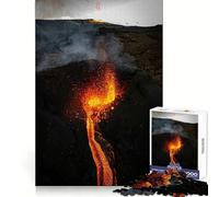 Rompecabezas Rugido Volcánico de 1000 Piezas para Adultos Ideal para Mejorar la concentración y Relajarse Corte Suave Un Regalo Encantador (38x52cm)