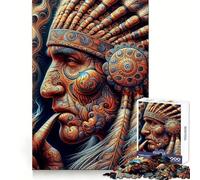 Rompecabezas Sabiduría Ancestral Revelada de 1000 Piezas para Adolescentes Ideal para estimular la Mente, Disfrutar de Momentos de Ocio y Encontrar Piezas únicas único (38x52cm)