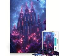 Rompecabezas Sagrada Familia Barcelona Fantasy de 1000 Piezas para Adolescentes, Juguete de lógica, Divertido y silencioso, Corte Suave, Regalo Encantador (38x52cm)