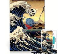 Rompecabezas Sailing Samurai Vengance de 1000 Piezas para Adolescentes Juguete para desarrollar la lógica y la Capacidad de relajación Bordes Suaves Regalo de Primera Calidad (38x26cm)