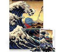Rompecabezas Sailing Samurai Vengance para Adolescentes, 1000 Piezas, Recall Upgrade, Relajante, Divertido, con Corte nítido, decoración de Pared (50x75cm)