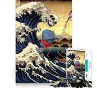 Rompecabezas Sailing Samurai Vengance para Adolescentes, 1000 Piezas, Recall Upgrade, Relajante, Divertido, con Corte nítido, decoración de Pared (50x75cm)