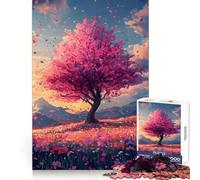 Rompecabezas Sakura Dreamscape de 1000 Piezas para Adolescentes Juguete para ejercitar la Mente Juego de Mesa en Grupo Arte y Montaje Regalo clásico (50x75cm)