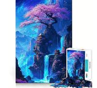Rompecabezas Sakura Dreamscape Temple para Adultos, 1000 Piezas, Juego Inteligente, Divertido y Relajante, Ideal para armar, Regalo preciado (50x75cm)