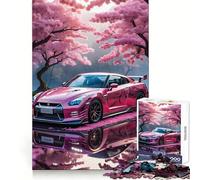 Rompecabezas Sakura Nissan Skyline GTR de 1000 Piezas para Adultos, Juguete Inteligente, Divertido y Casual, con Bordes Lisos, decoración de Pared (38x26cm)