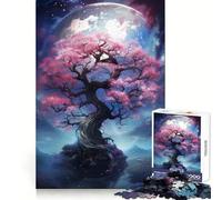 Rompecabezas Sakura Tree Dreamscape de 1000 Piezas para Adolescentes Juguete Interactivo para armar Divertido y con Corte preciso Arte Coleccionable (38x26cm)