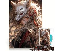Rompecabezas Samurai Angel de 1000 Piezas para Adolescentes Mejora la Memoria Ideal para Relajarse Bordes precisos Regalo Elegante (50x75cm)