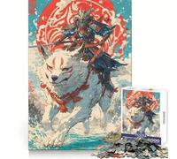 Rompecabezas Samurai del Clan del Lobo para Adolescentes, 1000 Piezas, práctica de lógica, Momentos de relajación, Bordes limpios, Regalo Ideal (50x75cm)