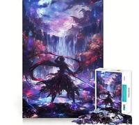 Rompecabezas Samurai del Mundo para Adultos, 1000 Piezas, Habilidad Cerebral, Mente Relajada, Pieza de colección de Arte de Borde preciso (50x75cm)