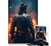 Rompecabezas Samurai Fire de 1000 Piezas para Adolescentes Mejora la Memoria Juego Casual y Relajante Bordes precisos Regalo Elegante (38x52cm)