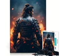 Rompecabezas Samurai Fire de 1000 Piezas para Adolescentes Mejora la Memoria Juego Casual y Relajante Bordes precisos Regalo Elegante (38x52cm)