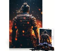 Rompecabezas Samurai Fire de 1000 Piezas para Adolescentes Mejora la Memoria Juego Casual y Relajante Bordes precisos Regalo Elegante (38x26cm)