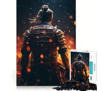 Rompecabezas Samurai Fire de 1000 Piezas para Adolescentes Mejora la Memoria Juego Casual y Relajante Bordes precisos Regalo Elegante (38x26cm)