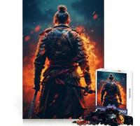 Rompecabezas Samurai Fire de 1000 Piezas para Adultos: Ayuda a Mejorar la Memoria, Calma Mental, diseño, Montaje y Regalo Creativo (50x75cm)