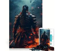 Rompecabezas Samurai Fire de 1000 Piezas para Adultos Ayuda a Mejorar la Memoria y Alivia la ansiedad Diseño artístico para armar Regalo Ideal (38x26cm)